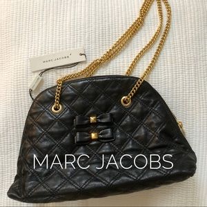 NWT - Marc Jacobs black quilted handbag